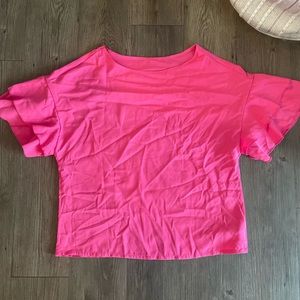 Shein pink blouse size small